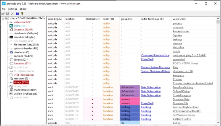 pestudio pro