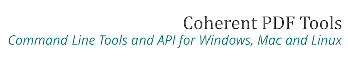 Coherent PDF Tools