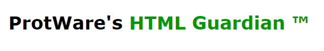 HTML Guardian