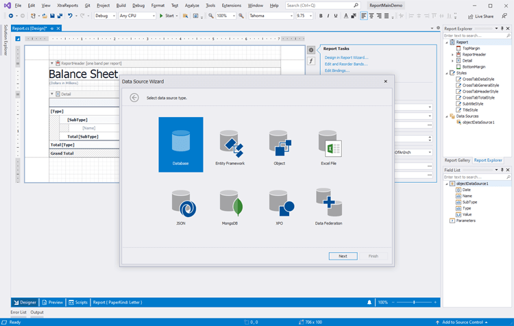 DevExpress Visual Studio Products