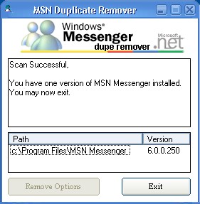 MSN Dupe Remover