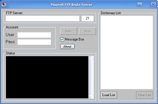 MooreR FTP Brute Forcer