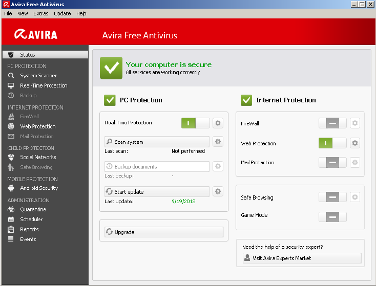 Avira Free Antivirus