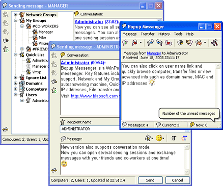 Bopup Messenger