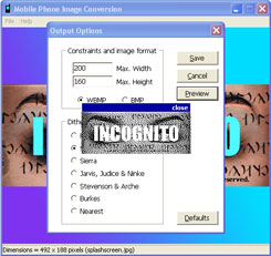 Mobile Phone Image Conversion Tool