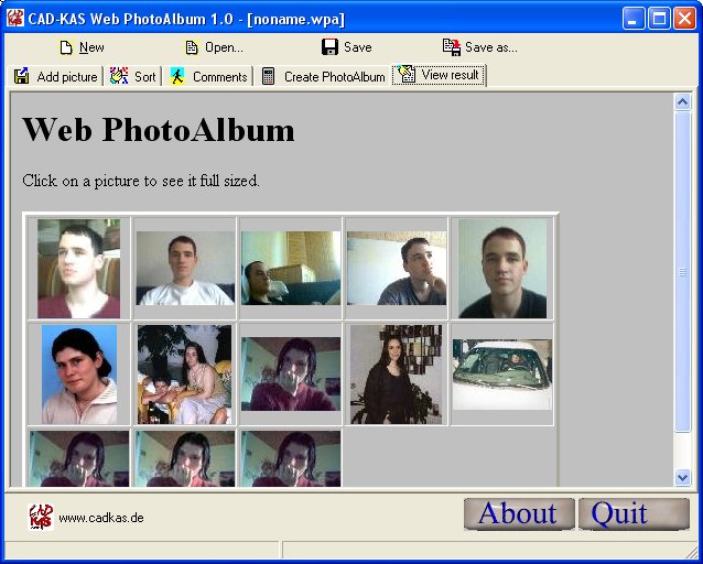 Web PhotoAlbum