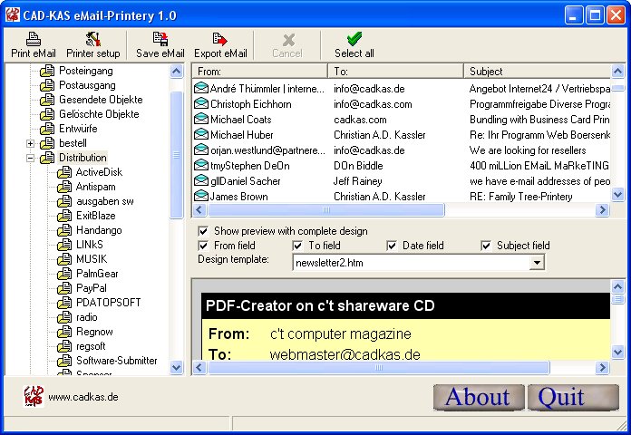 eMail-Printery