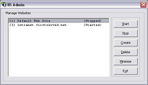 IIS Admin
