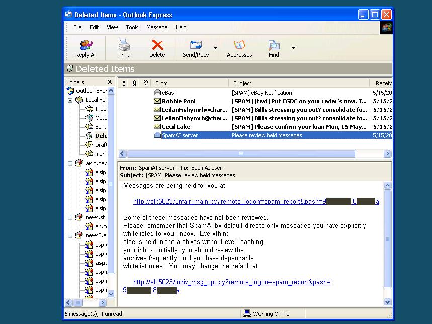SpamAI Spam Blocker -- Home and Business Editions