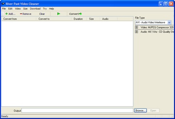 River Past Video Cleaner