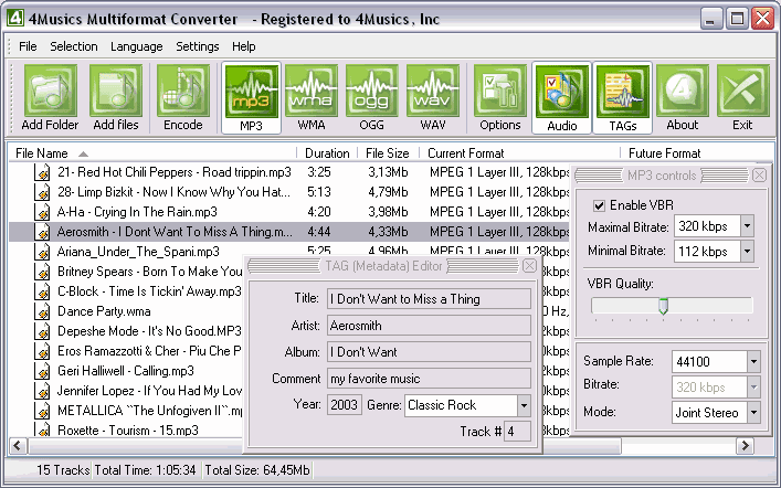 4Musics Multiformat Converter