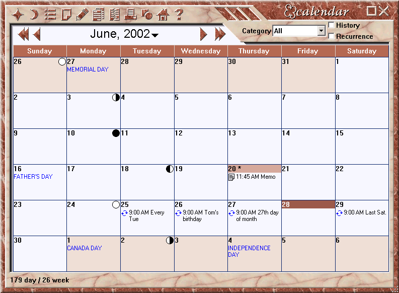 EzCalendar