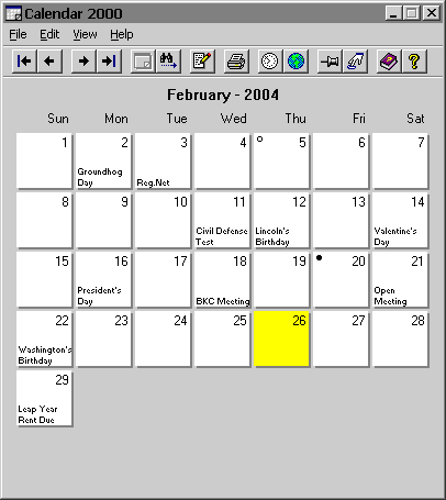 Calendar2000