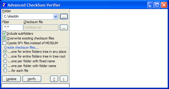 Advanced CheckSum Verifier (Personal License)