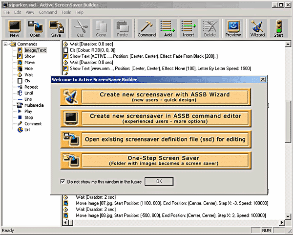 Active ScreenSaver Builder