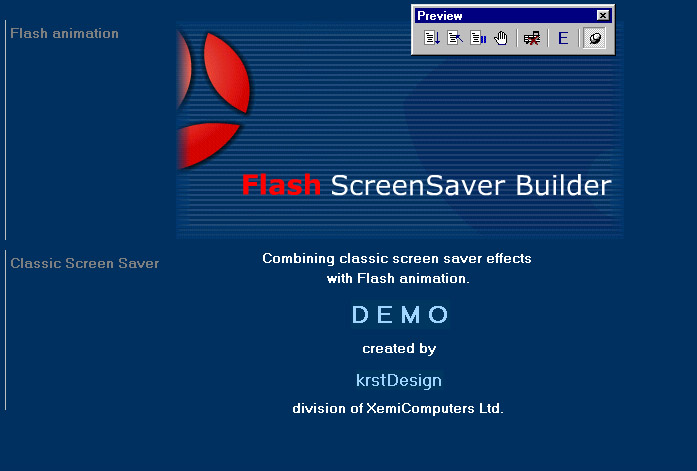 Flash ScreenSaver Builder (個人利用ライセンス)