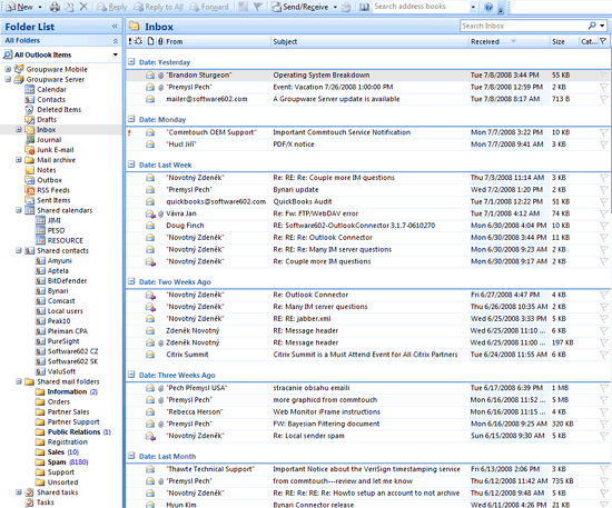 Software602 Groupware Server