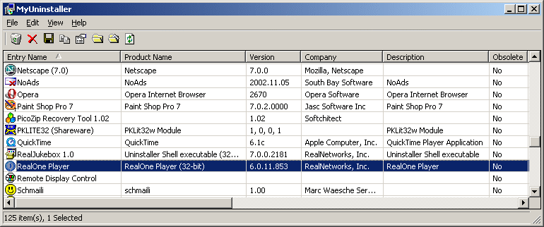 MyUninstaller
