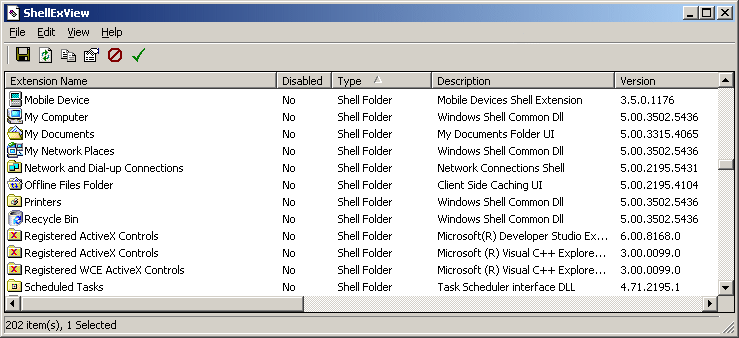 ShellExView