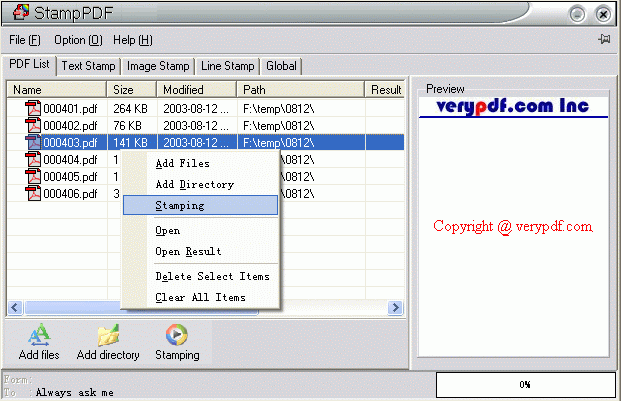 PDF Stamp