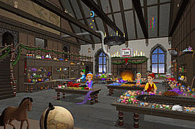 Santa's Workshop Holiday Screensaver