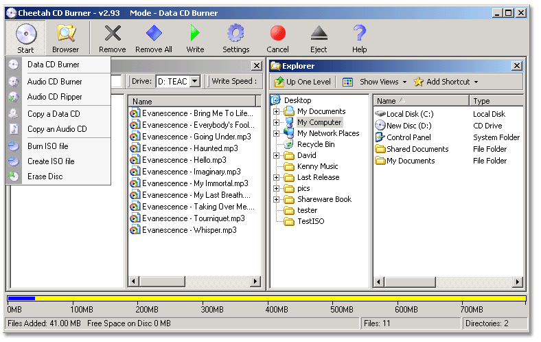 Cheetah CD Burner