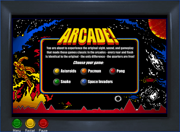 Arcade! Classic Arcade Pack