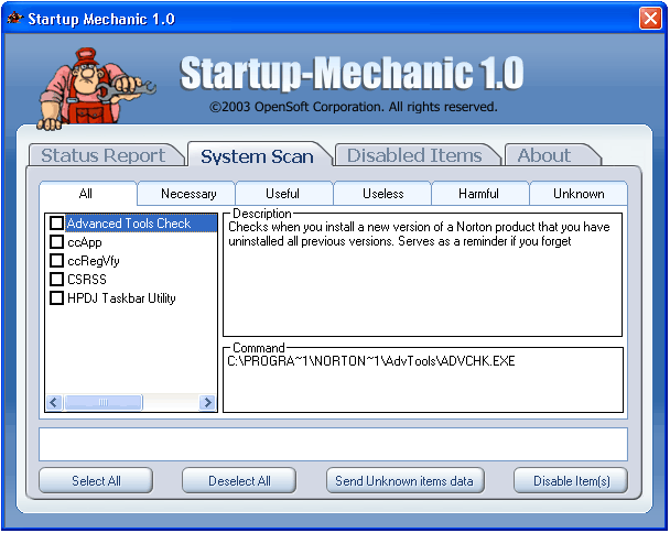 Startup Mechanic