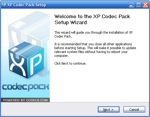 XP Codec Pack