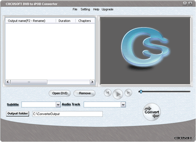 Cucusoft DVD to iPod Converter