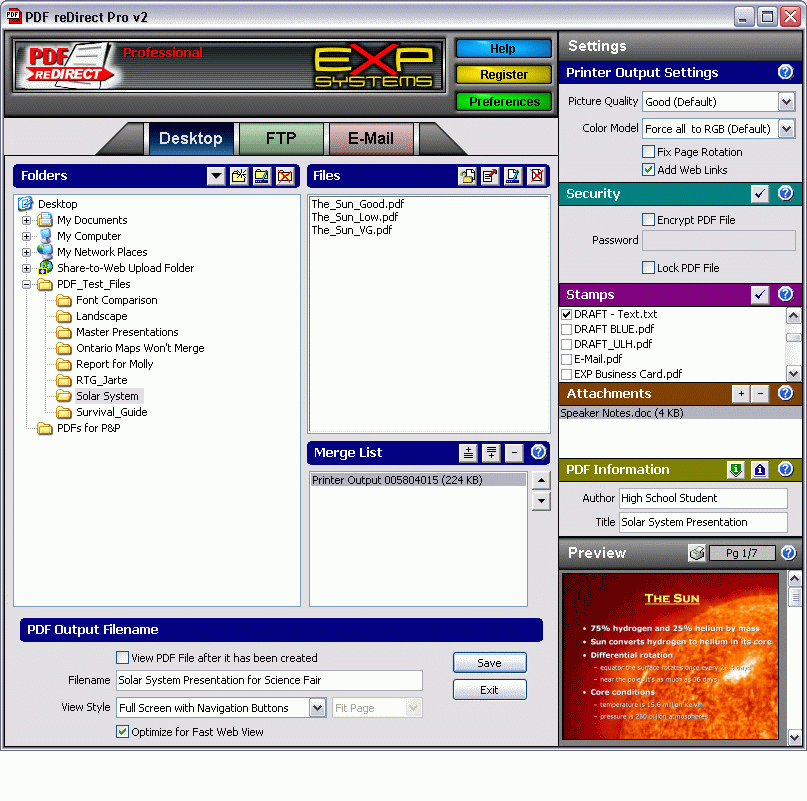 PDF reDirect Pro