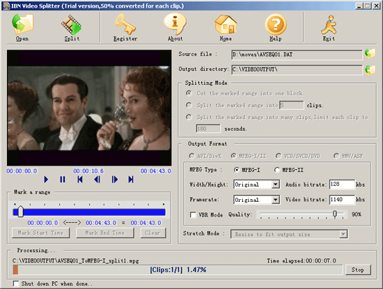 IBN Video Splitter