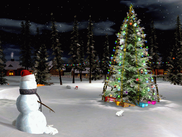 Christmas Eve 3D Screensaver