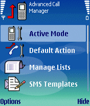 Advanced Call Manager for Nokia S60 3rd edition