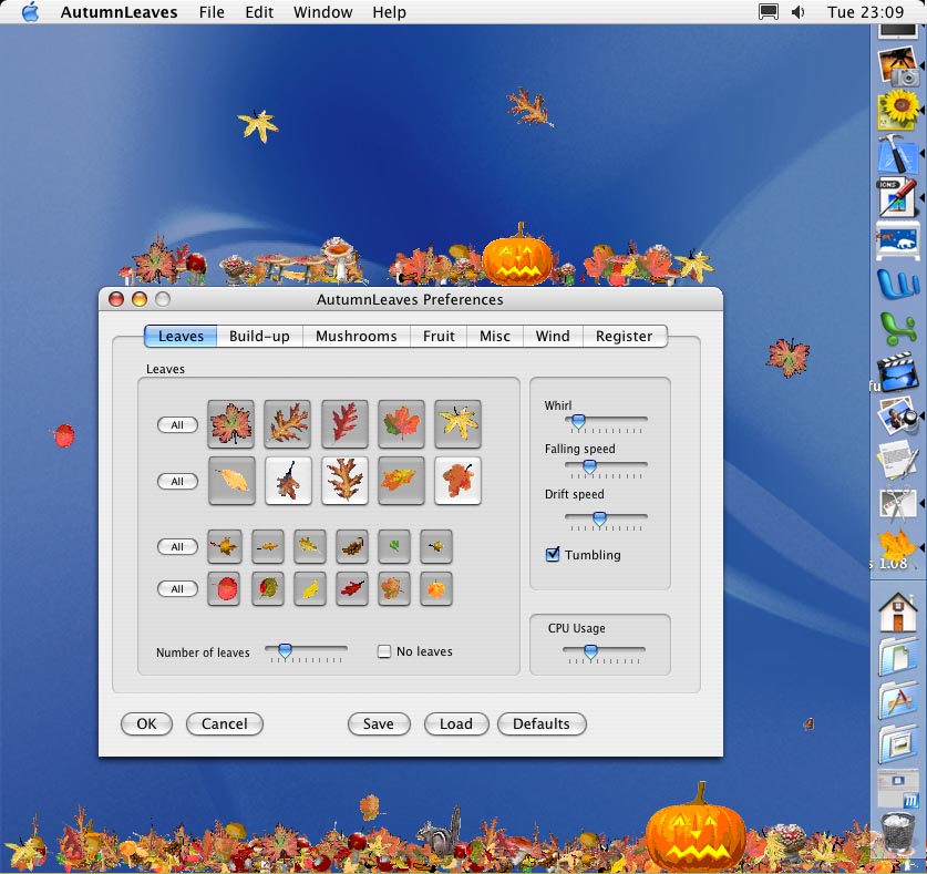 AutumnLeaves for Mac OS X