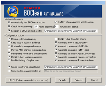 Comodo BOClean Anti-Malware