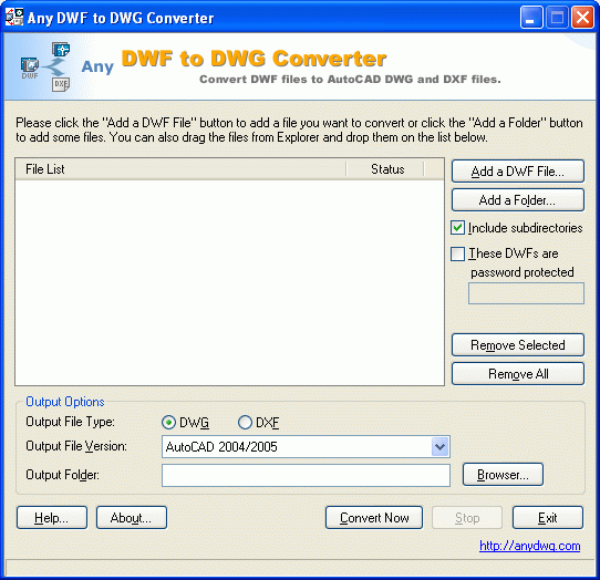 Any DWF to DWG Converter