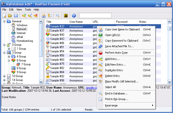KeePass Password Safe