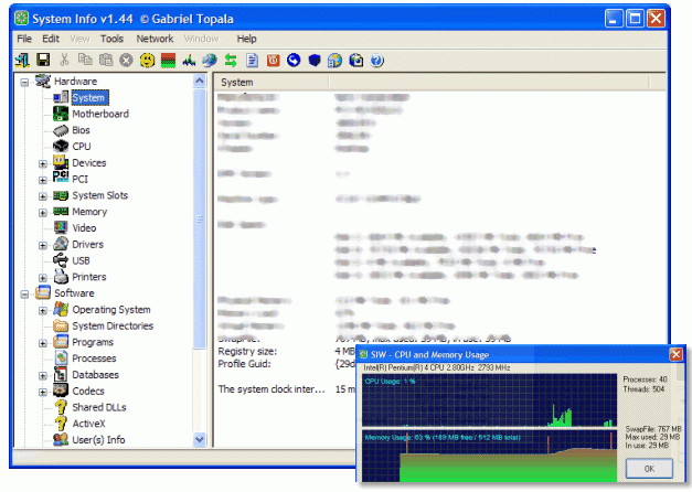 SIW (System Information for Windows)- Technician's License