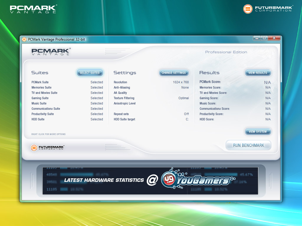 PCMark Vantage Advanced Edition (for Private Use)