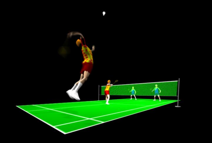 Desktop Badminton Screensaver