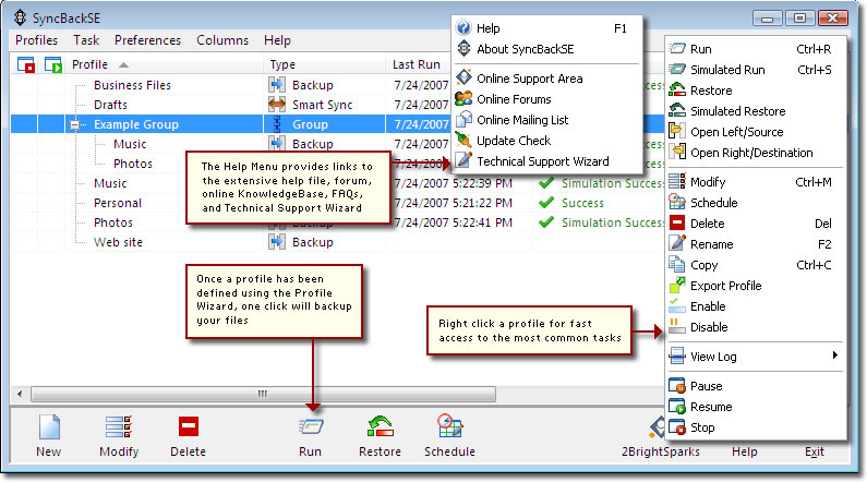 SyncBackSE
