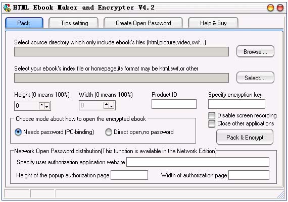 HTML Ebook Maker and Encrypter Professional Edition