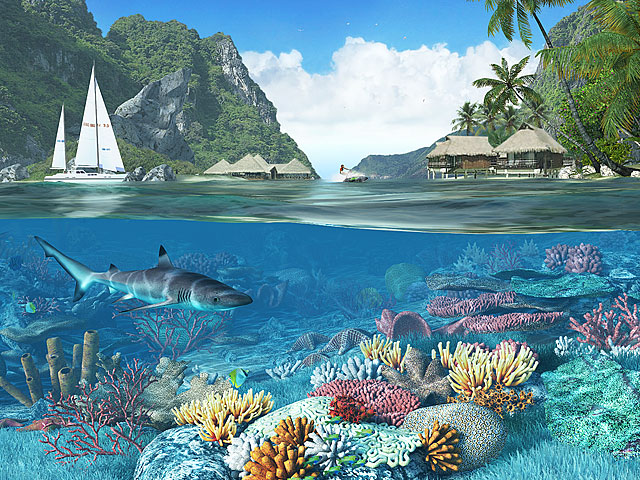 Caribbean Islands 3D Screensaver