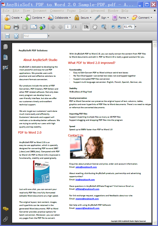 Adreamsoft PDF to Word for Windows (パーソナルライセンス)