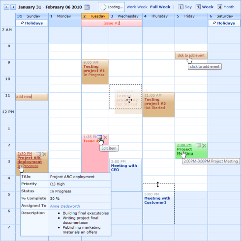 Professional Calendar Web Part (1 Farm license)