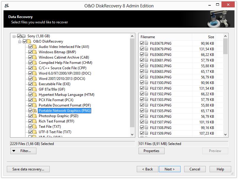 O&O DiskRecovery