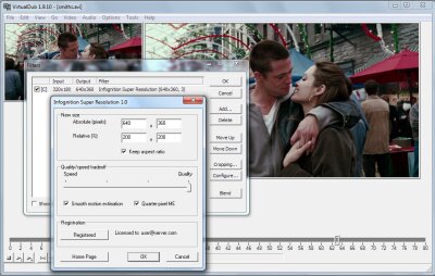 Super Resolution for VirtualDub