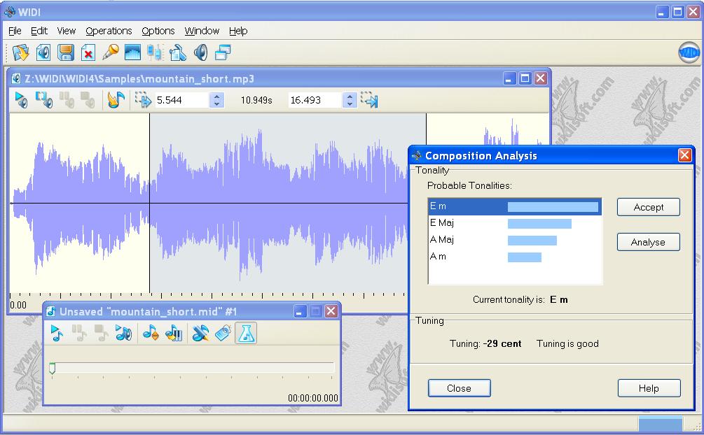 WIDI Recognition System Standard for windows