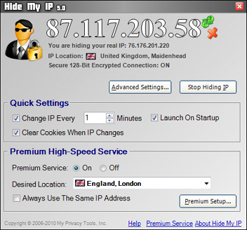 HideMyIP (Windows)